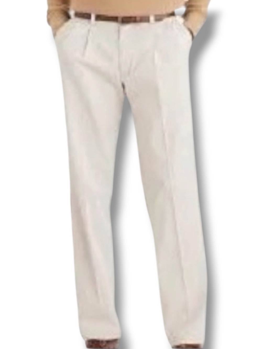 Dockers Pacific Collection Off White Field Khaki Stretch Chinos 100 Cotton SZ 38